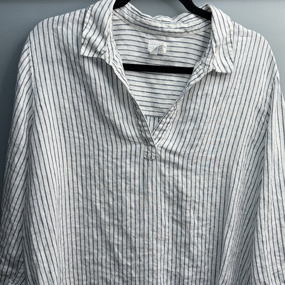 Sigrid Olsen size 100% linen women’s top size 1x - Picture 4 of 7